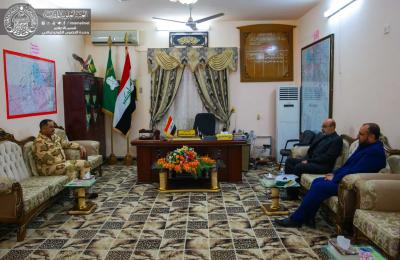 الامانة العامة للعتبة العلوية المقدسة تقدم  شكرها وتقديرها لقيادة عمليات الفرات الاوسط 