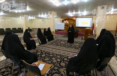 قسم الشؤون النسوية في العتبة العلوية المقدسة يستضيف المدربة الدولية الدكتورة فرح الفضلي  
