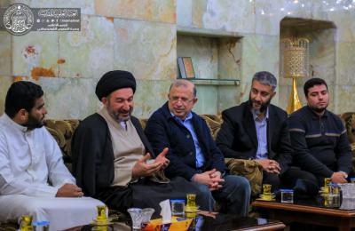  الأمين العام للعتبة العلوية المقدسة خلال استقبال مسؤولي جمعية (إقرأ) القرآنية : من الضروري الاهتمام بترسيخ الجوانب العقائدية والفقهية والتاريخية للقرآن الكريم بين أوساط الشباب