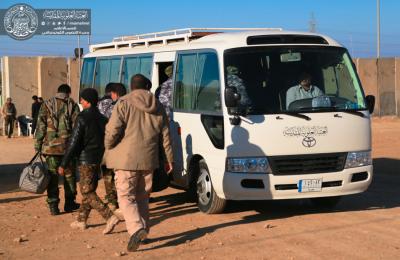 فرقة الإمام علي القتالية تودع وجبة جديدة من مقاتليها إلى ساحات الوغى للدفاع عن الوطن والمقدسات