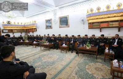 الأمين العام للعتبة العلوية المقدسة : ينبغي على رجال الأمن على اختلاف مهامهم أن يكونوا بستوى المسؤولية كونهم الأساس الذي يعتمد عليه في حفظ البلد
