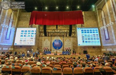 الأمانة العامة للعتبة العلوية المقدسة تلبي دعوة الوقف السني لحضور حفل افتتاح بناية مخطوطات الوقف في بغداد