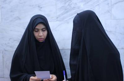 شعبة التعليم الديني النسوي في العتبة العلوية المقدسة تنفذ حملة لتوضيح مبادئ الوضوء 