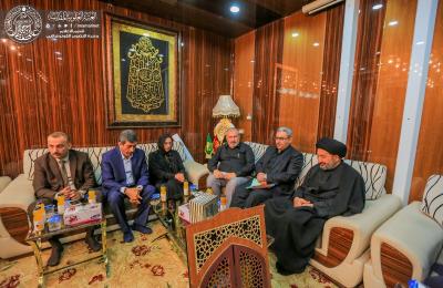 الأمين العام للعتبة العلوية المقدسة يناقش مع وزير الاعمار والإسكان والبلديات العامة الواقع الخدمي والبلدي لمدينة النجف الأشرف