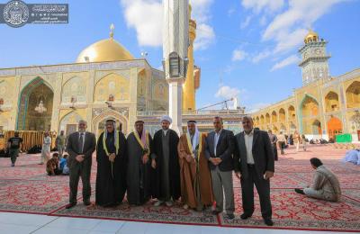 وفد عشائر الطارمية : مرقد أمير المؤمنين (ع) خير مكان لجمع كلمة العراقيين بجميع طوائفهم