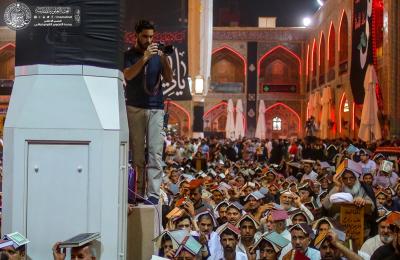 الكوادر الإعلامية في شعبتي الفضائية والإعلام الالكتروني  .. عمل ميداني دؤوب لإبراز الفعاليات والبرامج والنشاطات المختلفة من مرقد أمير المؤمنين(ع)