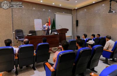شعبة الاتصالات والمراقبة في العتبة العلوية تقيم دورة في صيانة الحاسبات لطلبة الجامعات