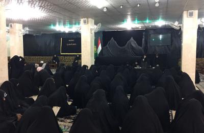قسم الشؤون النسوية يقيم مجلس عزاء إحياءً لذكرى استشهاد سادس الأئمة المعصومين الإمام جعفر بن محمد الصادق عليهم السلام 