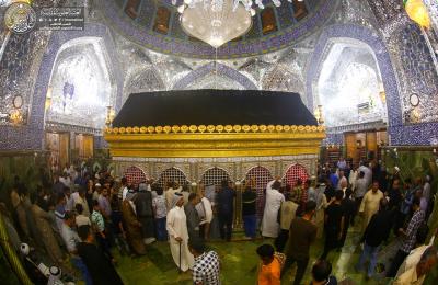 بالصور .. إحياء ذكرى شهادة الإمام الصادق عليه السلام في رحاب مرقد أمير المؤمنين (ع)