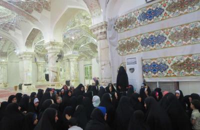 شعبة العلاقات في القسم النسوي عمل متواصل في خدمة الوفود المتشرفة بزيارة مرقد أمير المؤمنين(ع)