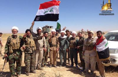  مبلغو العتبة العلوية يشاركون جحافل القوات الأمنية والحشد الشعبي المبارك في تحرير القرى القريبة من تلعفر