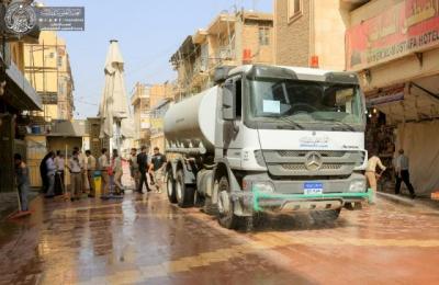 قسم الشؤون الخدمية في العتبة العلوية يستنفر ملاكاته لخدمة الزائرين بمناسبة عيد الغدير الأغر 