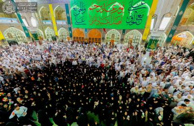 بالصور .. اعداد غفيرة من المؤمنين والمؤمنات يحيون ليلة الغدير الأغر في رحاب الحرم العلوي الشريف 