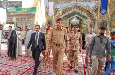 رئيس أركان الجيش العراقي يتشرف بزيارة مرقد الإمام علي (عليه السلام)
