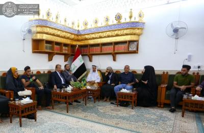 فريق "شباب السلام" من محافظة صلاح الدين يتشرف بزيارة العتبة العلوية المقدسة 