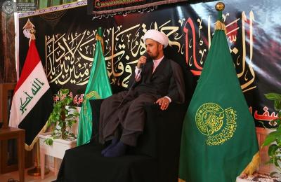 مضيف العتبة العلوية المقدسة يقيم مجلس عزاء بمناسبة ذكرى استشهاد زين العابدين(عليه السلام)