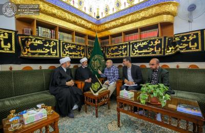 وفد من الصليب الأحمر الدولي يبحث سبل التعاون مع العتبة العلوية المقدسة 
