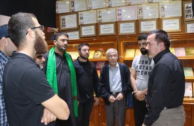 وفد رسمي من بعثة الصليب الأحمر الدولي يطلع على مكتبة الروضة الحيدرية 