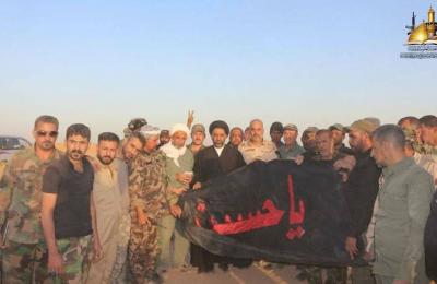 لجنة الإرشاد والتعبئة تشرف على قافلة عمار بن ياسر لدعم المجاهدين في "تل عبطه" غربي الموصل ومطار الثريا في H3 