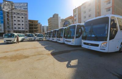 قسم العلاقات في العتبة العلوية المقدسة يستقبل وفود الزيارة الأربعينية إلى مرقد أمير المؤمنين (عليه السلام) من مطار النجف الاشرف الدولي