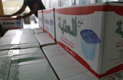 معمل ماء نبع العتبة يزود المواكب الحسينية بحوضيات الماء الصالحة للشرب ويوزع أكثر من 9 ملايين عبوة من المياه المعقمة