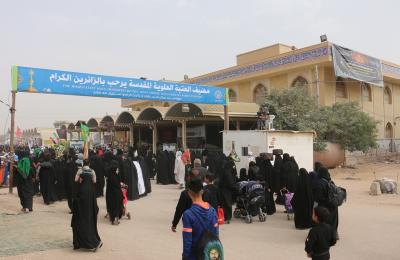 لجنة زيارة الأربعين في العتبة العلوية المقدسة تتابع الخدمات المقدمة للزائرين في مواقع الضيافة والاستراحة المعدة داخل وخارج مدينة النجف الأشرف 