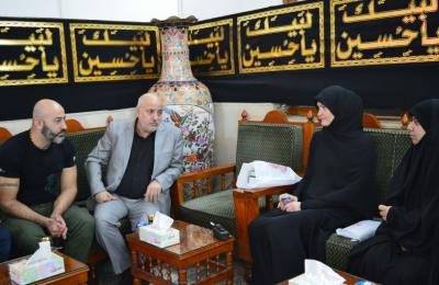 المستبصرة الألمانية مارغريت في ضيافة العتبة العلوية المقدسة