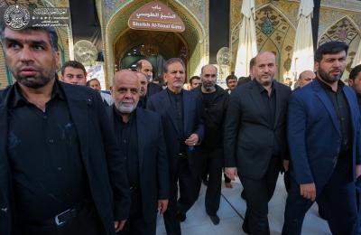 قسم العلاقات العامة في العتبة العلوية المقدسة يستقبل مختلف الوفود من داخل العراق وخارجه خلال مراسم إحياء وفاة الرسول الأعظم محمد (صلى الله عليه وآله)