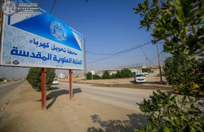 محطة تحويل كهرباء العتبة العلوية المقدسة تشهد نسب إنجاز متقدمة