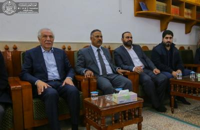بعد تشرفه بزيارة مرقد أمير المؤمنين(عليه السلام) .. وفد وزاري زراعي لبناني - عراقي يبحث مع إدارة العتبة العلوية المشاريع الزراعية والتنموية المشتركة