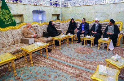 مواطنة روسية تعتنق الإسلام وتعقد قرانها في رحاب مرقد أمير المؤمنين(عليه السلام)