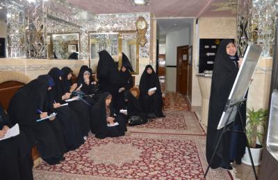 شعبة العلاقات النسوية تقيم برنامج عين الله ترانا وترعانا الذي يستهدف المنتسبات