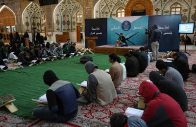 دار القرآن الكريم في العتبة العلوية تكرّم أساتذتها وتستذكر شهداء الحشد الشعبي بمحافل قرآنية في رحاب مرقد أمير المؤمنين(عليه السلام)