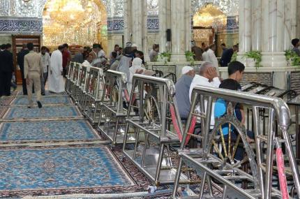 بالصور .. قسم التصنيع الحرفي في العتبة العلوية .. جهود وابداع فني لخدمة مرقد أمير المؤمنين (ع) وزائريه