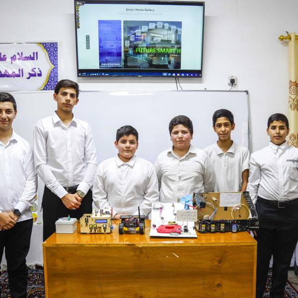 من الإنذار المبكر إلى المنازل الذكية .. طلبة مدارس العتبة العلوية المقدسة يبدعون بعرض مشاريع متطورة