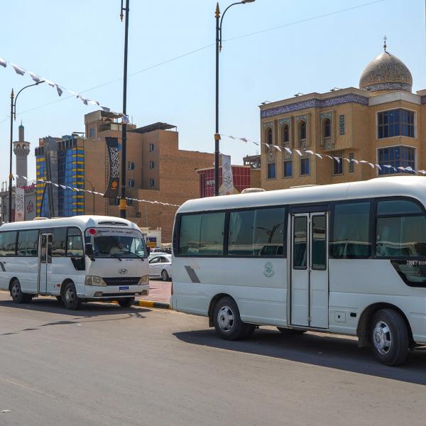قسم الآليات في العتبة العلويّة المقدّسة يباشر تنفيذ خطته الخاصة بزيارة عيد الغدير الأغرّ بأكثر من 150 آلية