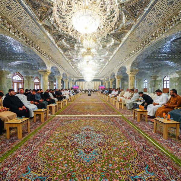 بحضور أمينها العامّ .. العتبة العلويّة ترعى الاجتماع التنسيقيّ لمواكب العزاء الحسينيّ في النجف الأشرف 