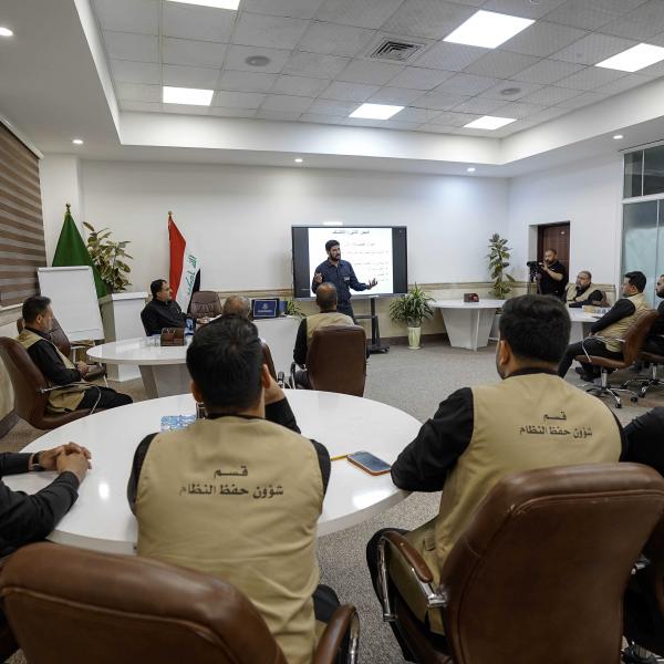 استعداداً لموسم الزيارة المليونية .. العتبة العلويّة المقدّسة تُطلق دورة نوعية لتعزيز أمن الزائرين.