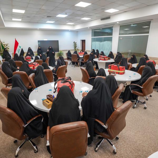 خطة أمنية وخدمية .. استنفار نسوي لخدمة الزائرات في أربعينية الإمام الحسين (عليه السلام) في العتبة العلويّة المقدّسة 