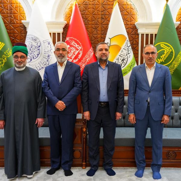 بحضور الأمين العام للعتبة العلويّة المقدّسة... أمناء العتبات المقدّسة يجتمعون في العتبة العسكريّة المقدّسة بسامراء