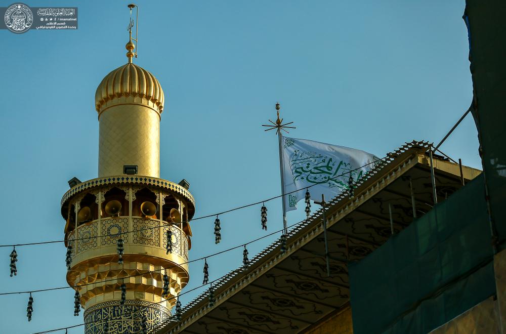 الصحن العلوي المطهر يزدان بأكثر من ستة آلاف زهرة بمناسبة ولادة سبط الرسول الأكرم (ص)الإمام الحسن المجتبى (ع) 