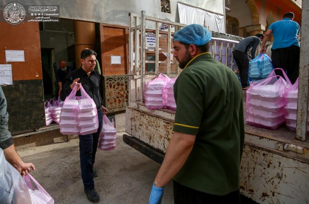 مضيف العتبة العلوية .. جهود استثنائية تعكس الكرم العلوي في دعم الكوادر الصحية والمصابين بالجائحة