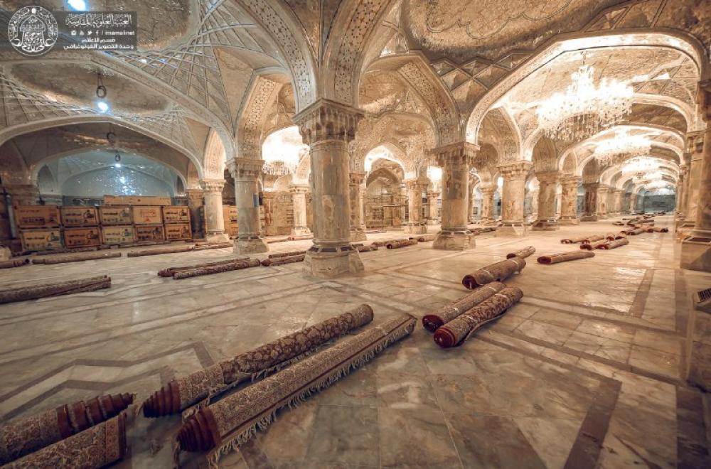 اللجنة العليا لإدارة ملف الخدمات في زيارة الأربعين تعلن عن تهيئة صحن فاطمة (ع) لاستقبال زائري حرم أمير المؤمنين(ع)  