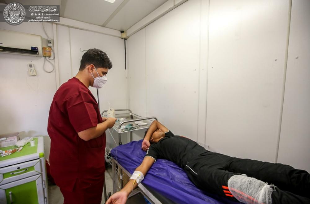 العتبة العلوية ... استراحة المرتضى على طريق ياحسين تقدم خدماتها المختلفة لزوار أمير المؤمنين (ع) صور
