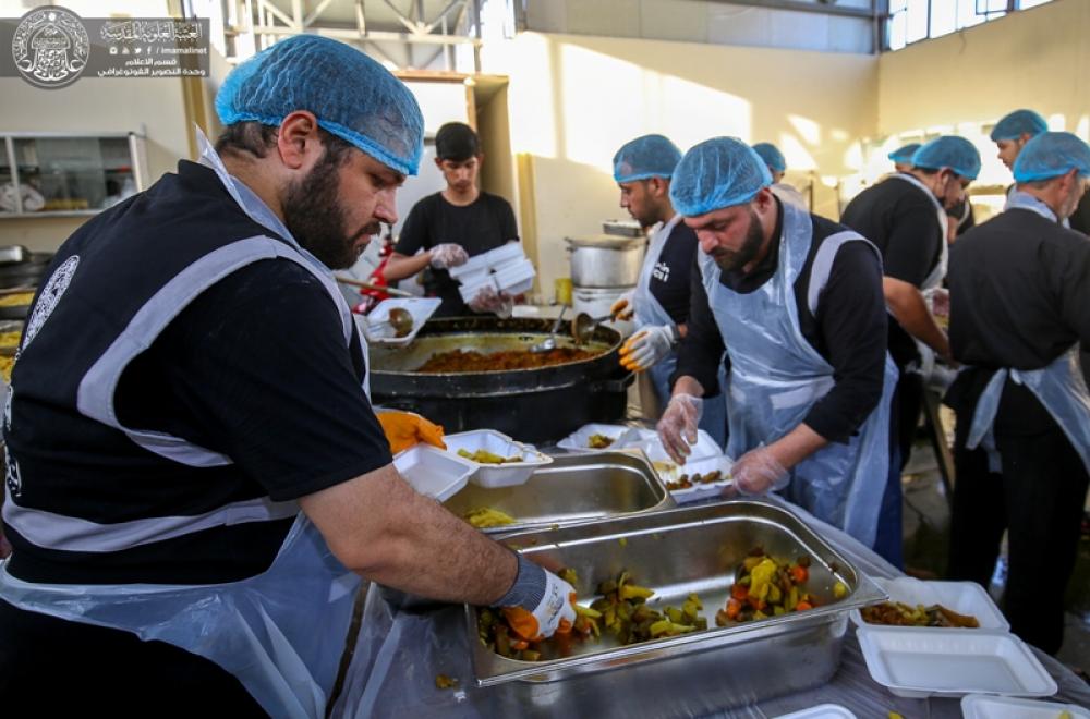 العتبة العلوية ... استراحة المرتضى على طريق ياحسين تقدم خدماتها المختلفة لزوار أمير المؤمنين (ع) صور