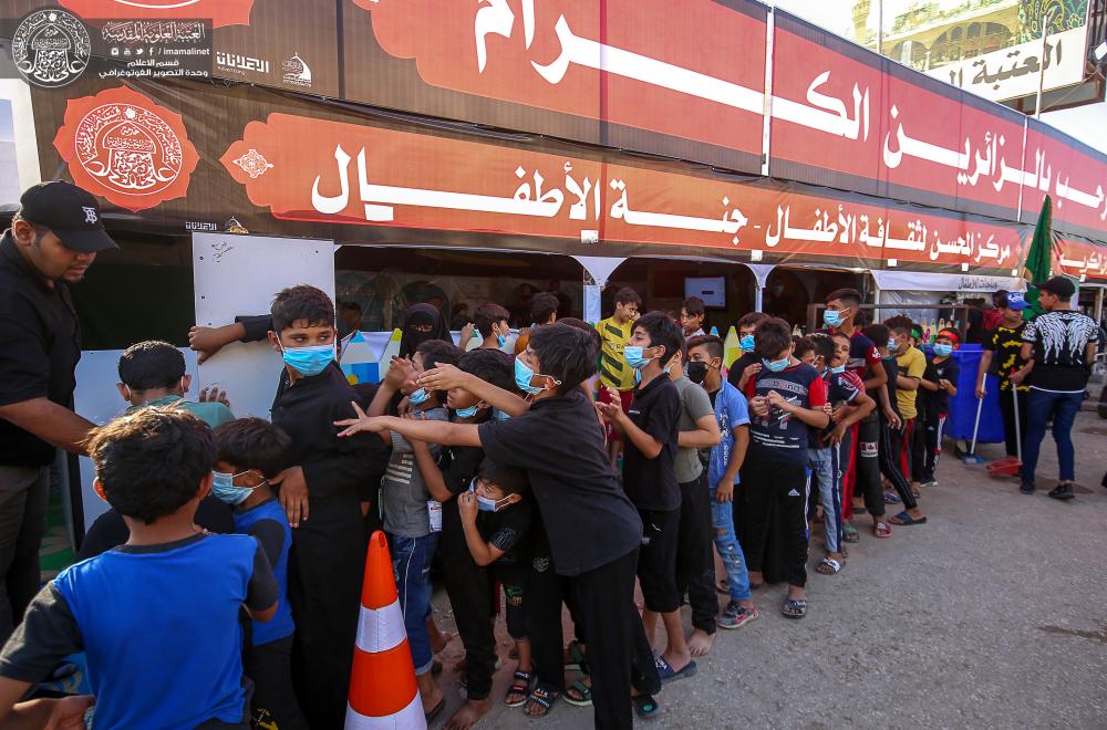 العتبة العلوية ... استراحة المرتضى على طريق ياحسين تقدم خدماتها المختلفة لزوار أمير المؤمنين (ع) صور