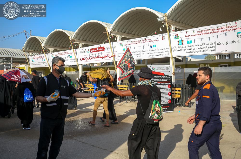 العتبة العلوية ... استراحة المرتضى على طريق ياحسين تقدم خدماتها المختلفة لزوار أمير المؤمنين (ع) صور
