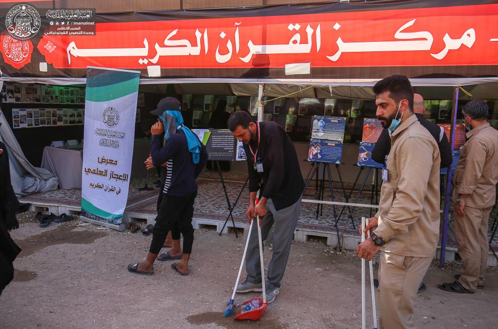 العتبة العلوية ... استراحة المرتضى على طريق ياحسين تقدم خدماتها المختلفة لزوار أمير المؤمنين (ع) صور