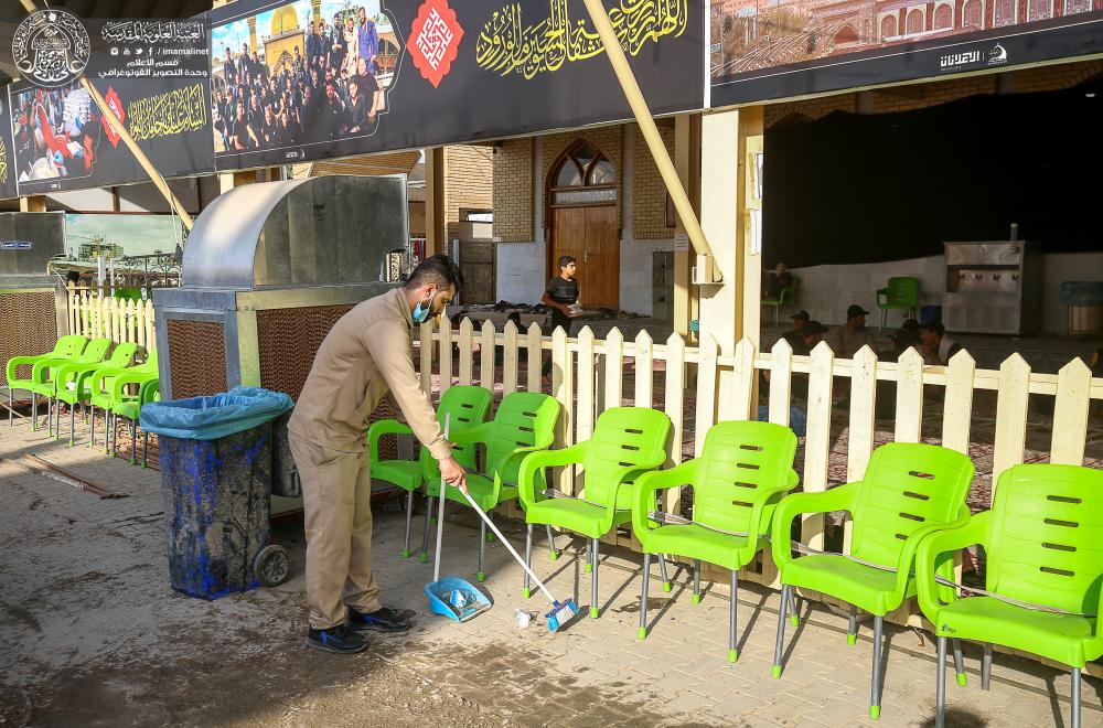 العتبة العلوية ... استراحة المرتضى على طريق ياحسين تقدم خدماتها المختلفة لزوار أمير المؤمنين (ع) صور
