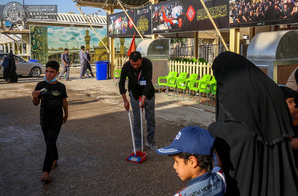 العتبة العلوية ... استراحة المرتضى على طريق ياحسين تقدم خدماتها المختلفة لزوار أمير المؤمنين (ع) صور